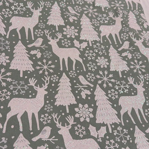 New Shimmer Mint Green Winter Tote Bag - Picture 3 of 5